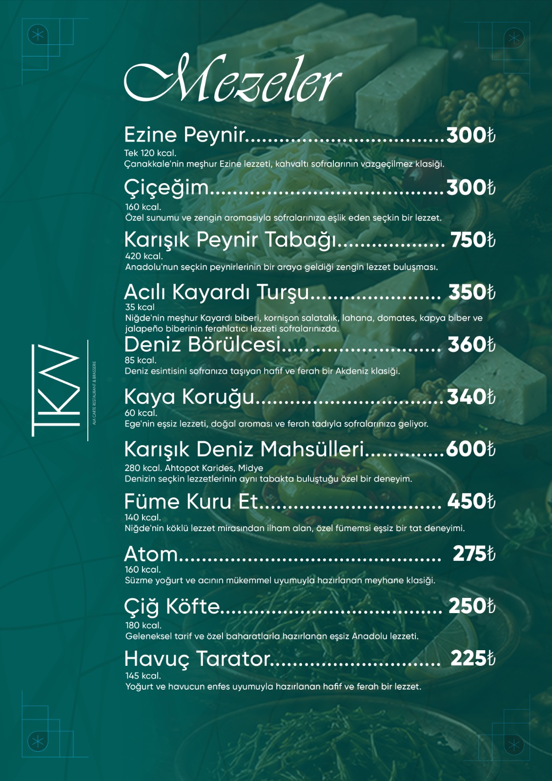 Menu Page