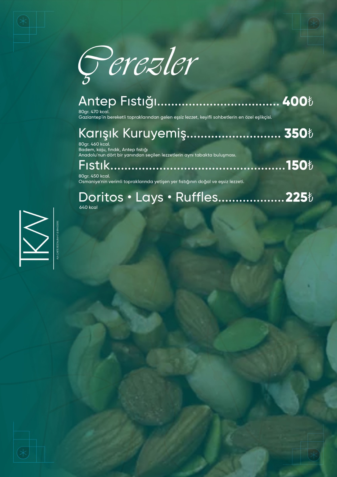 Menu Page