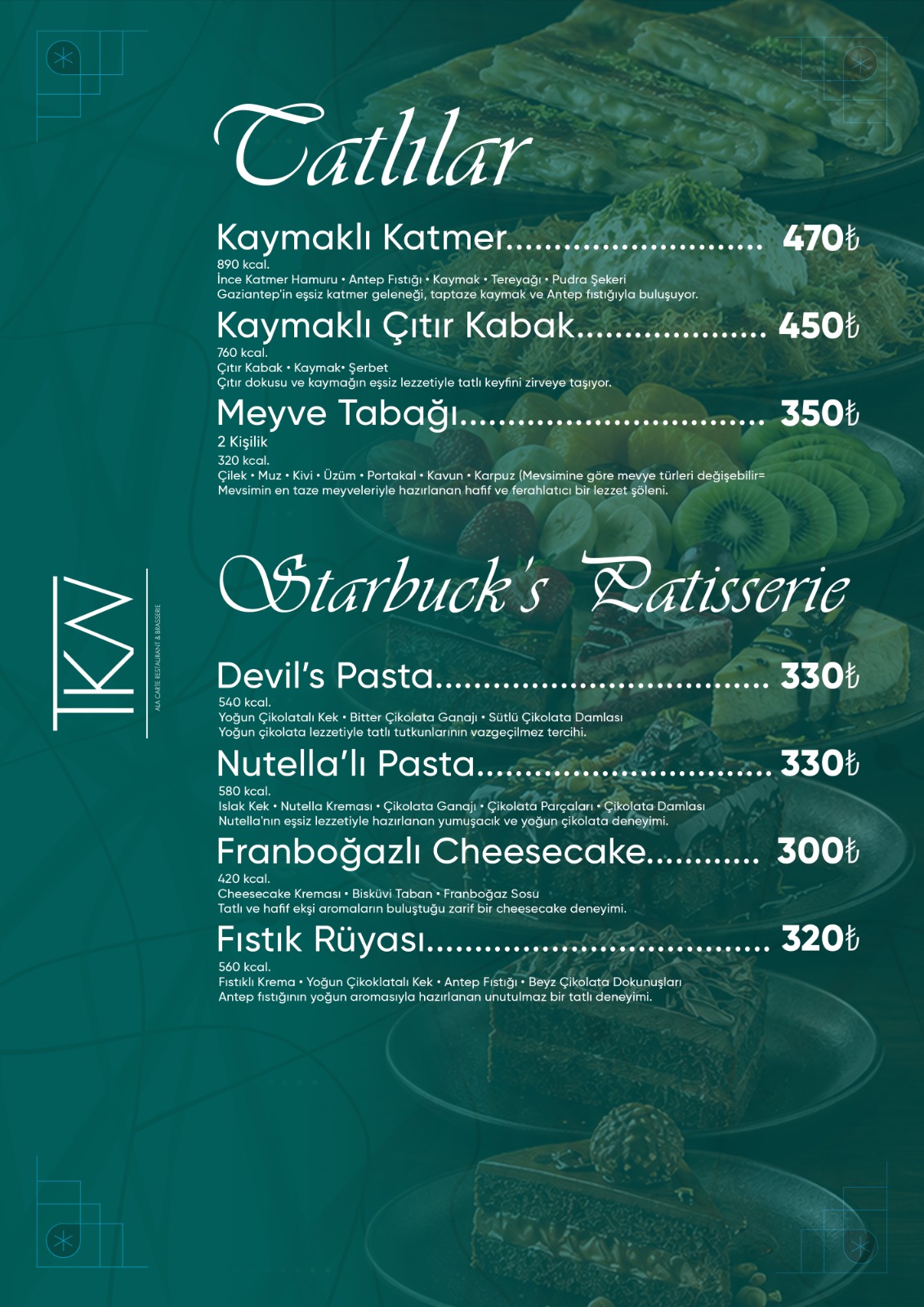 Menu Page