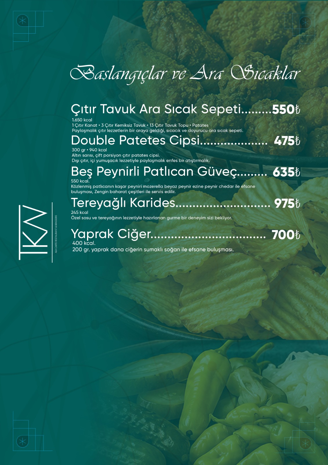 Menu Page