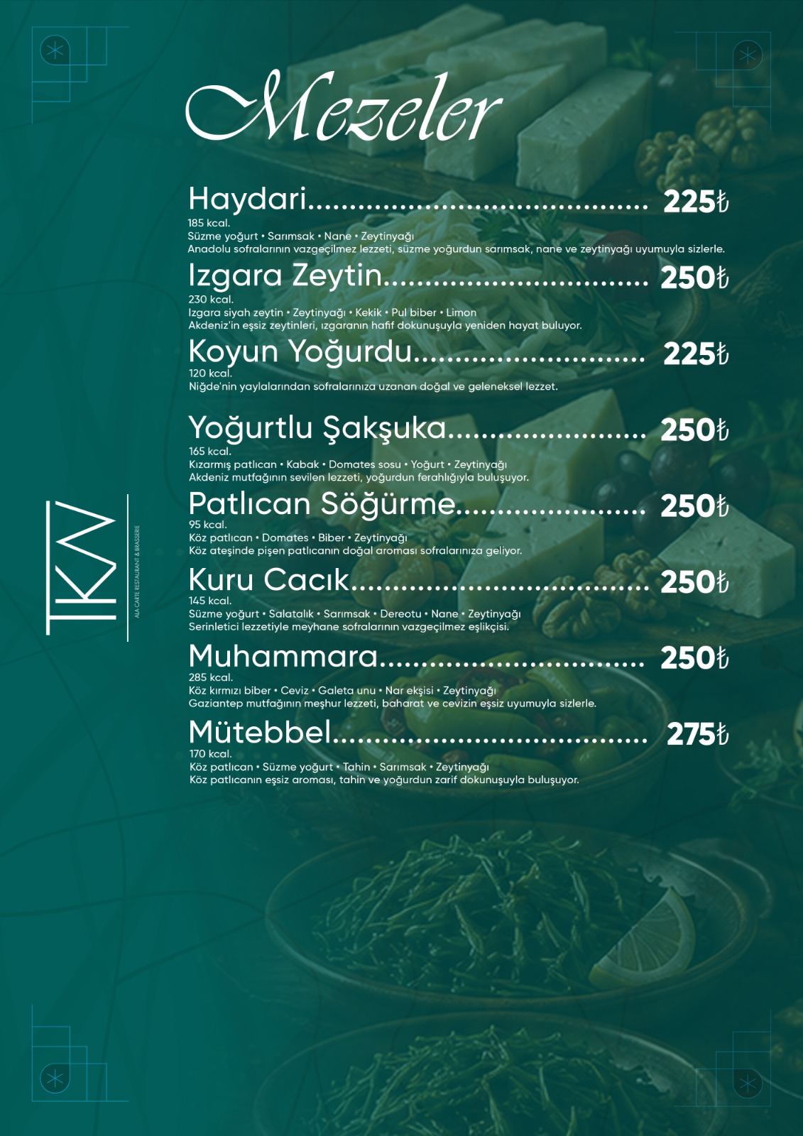 Menu Page