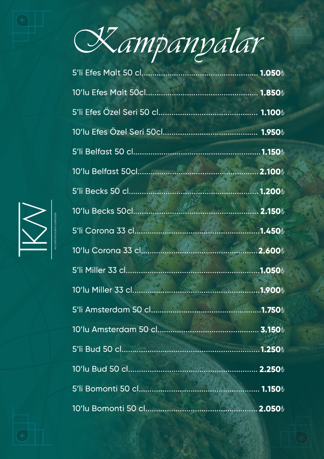 Menu Page