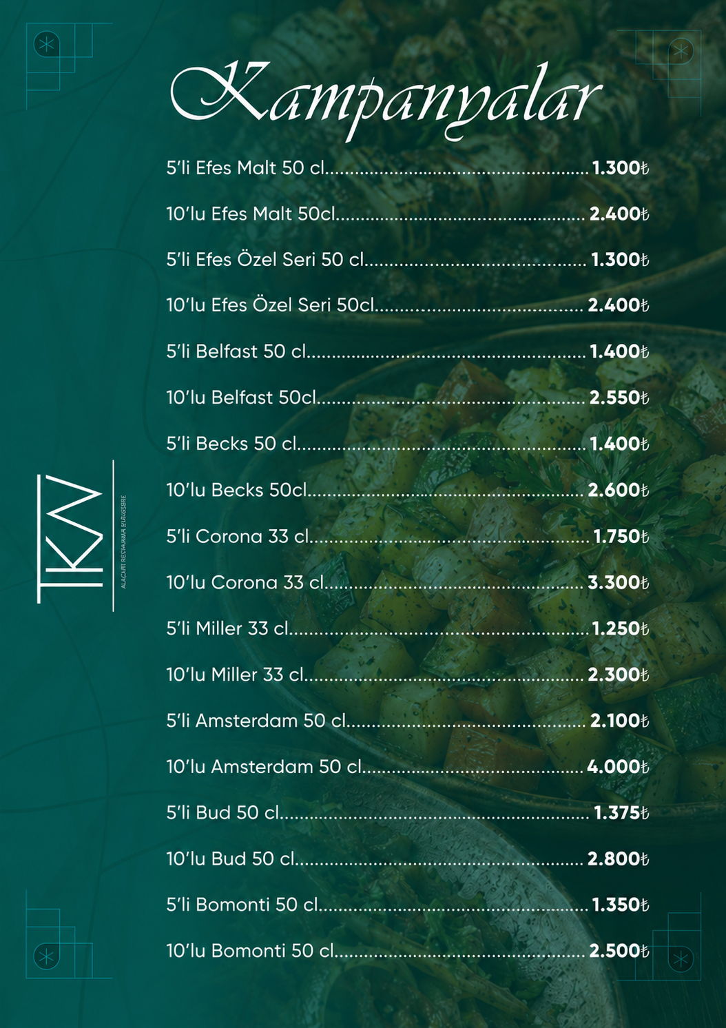 Menu Page