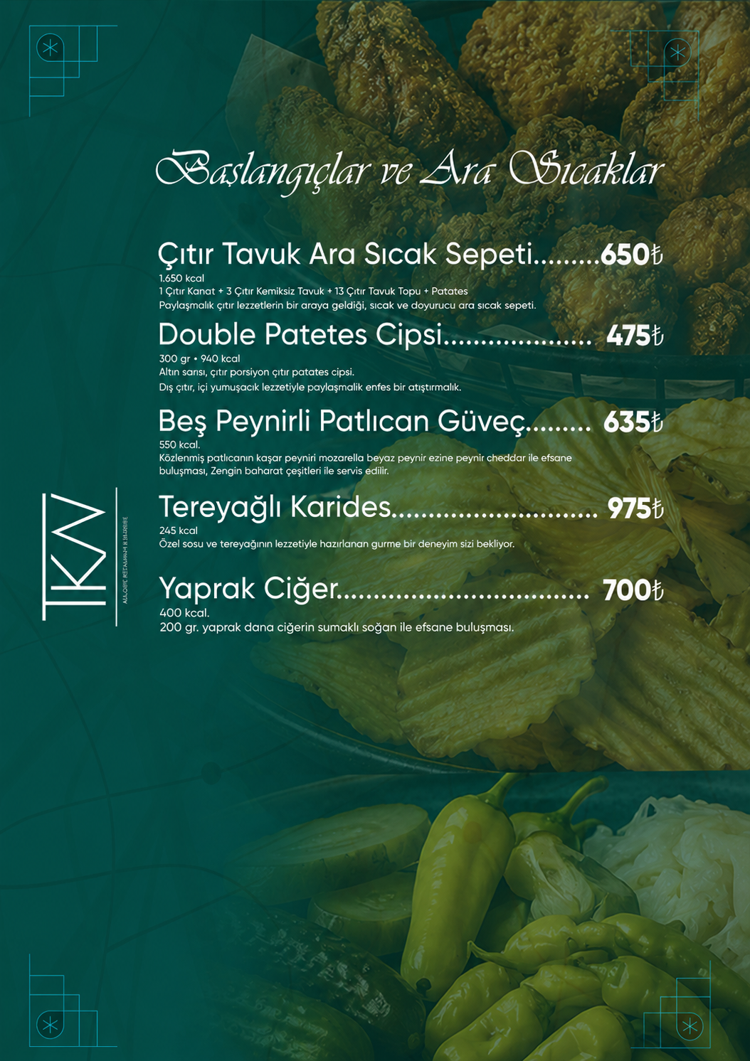 Menu Page